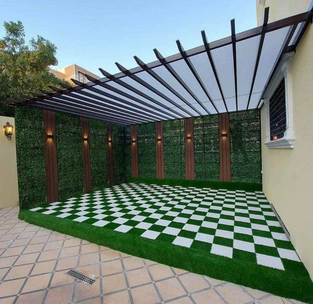 برجولات وجلسات خارجية للحدائق